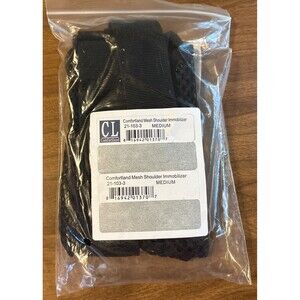Comfortland Medical 21-103-3 Mesh Shoulder Immobilizer Black Small New Brace